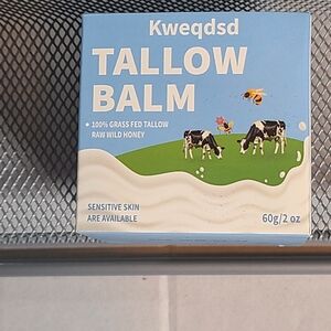 Kweqdsd Tallow Balm for Sensitive Skin Vitamin Rich Hydrating NIB 2 Oz